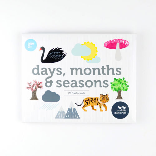 Days, Months and Seasons Flash Cards