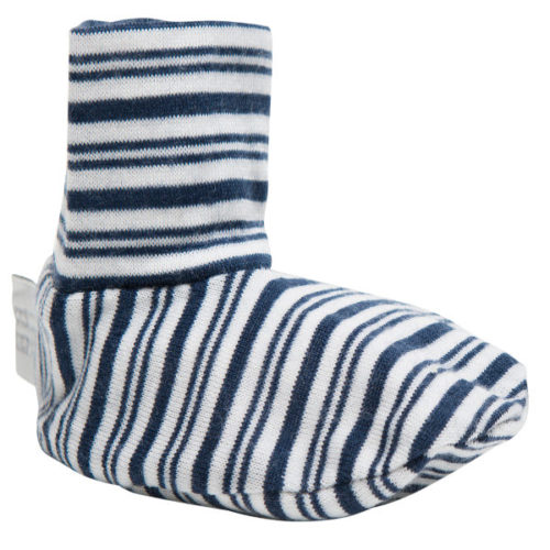 BABU Merino Booties - Purple Stripe