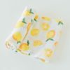 Little Unicorn Cotton Muslin Swaddle - Lemon Drop - Image 3