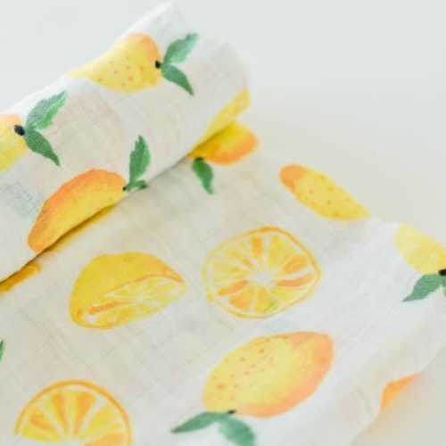 Little Unicorn Cotton Muslin Swaddle - Lemon Drop