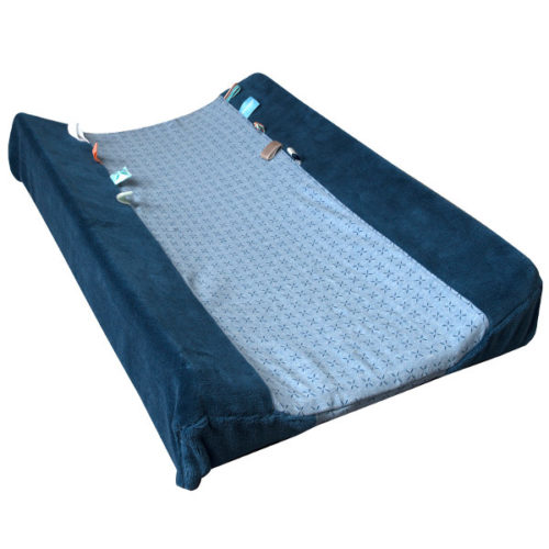 Snoozebaby Changing Mat Cover - Indigo Blue