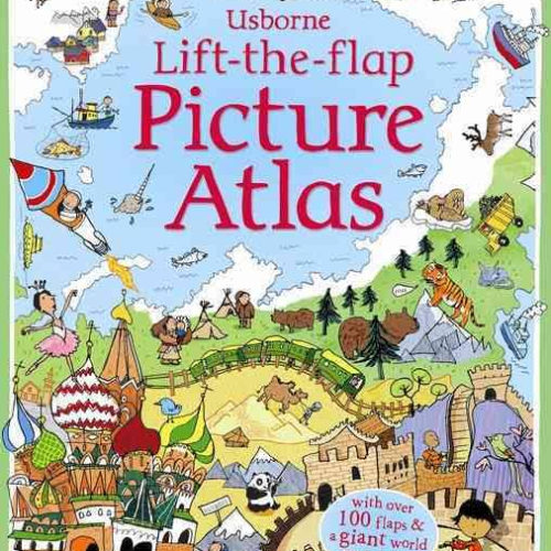 Kids "Lift the Flap" Board Book - Picture Atlas