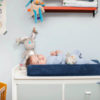 Snoozebaby Changing Mat Cover - Indigo Blue - Image 3