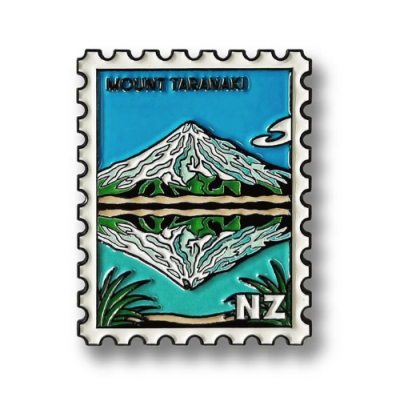 Mt Taranaki Collectible Stamp Magnet