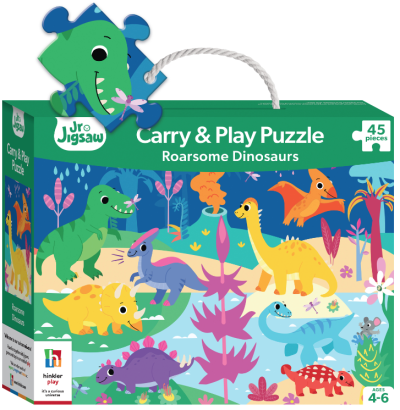 Carry & Play Roarsome Dinosaurs 45 pc Puzzle