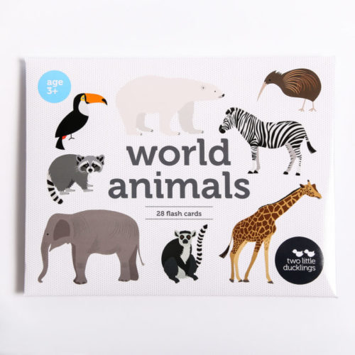 World Animals Flash Cards