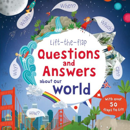 Kids "Lift the Flap" Board Book - Questions and Answers about our World